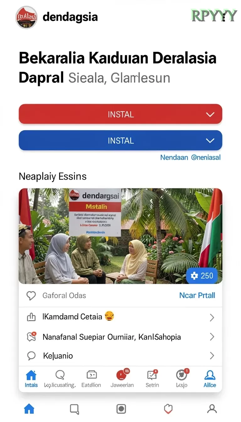 Cuplikan layar 88III — menu navigasi